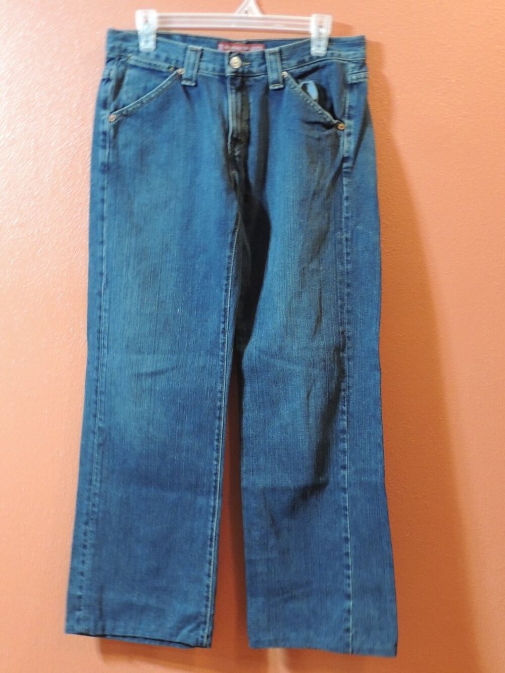 Levi 526 Nouveau Jeans Woman 10 Mis M Pockets Low Slouch Denim Blue Jeans
